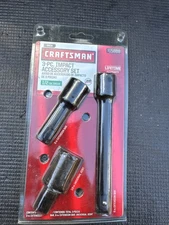 Rare Sears Craftsman Nos 3pc 1/2” Drive Impact Accessory Set 15888 Import