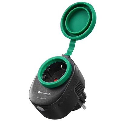 WLAN Steckdose Outdoor, Alexa Steckdose Aussen IP44, 3680W Smarte Steckdose