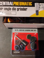 Central Pneumatic Air Angle Die Grinder CFM 90 PSI 