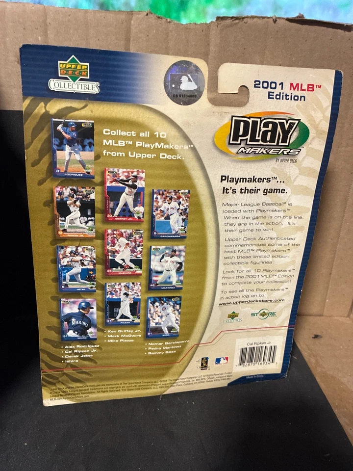 2001 Upper Deck Play Makers Cal Ripken Jr. Bobble Head Figura Baltimore Orioles Foto 3 de 4