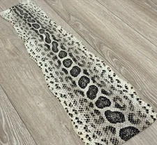 Natural Genuine Anaconda Snake skin Leather hide python real boa rattle 444