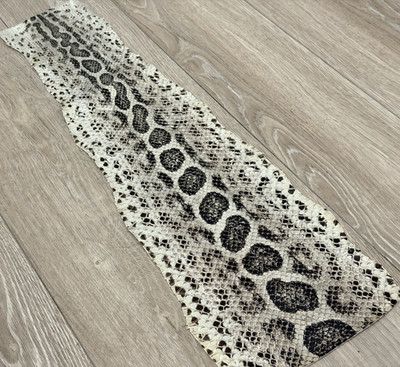 Natural Genuine Anaconda Snake skin Leather hide python real boa rattle 444