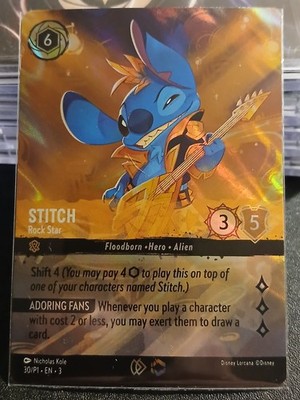 Disney lorcana  スティッチ ロックスター スティッチ - ロックスター - ディズニーロルカナ日本語まとめ