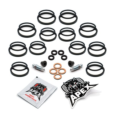 #ad #ad Brake Caliper Seal YZF750 R 1994 Front Yamaha Parts Rebuild Repair Service Kit GBP 57.95