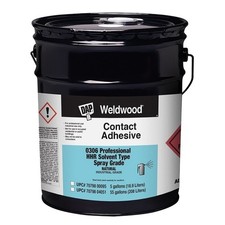 DAP Weldwood Spray Grade Contact Cement 5 Gallon High Heat Auto Adhesive