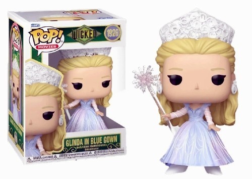 POP Funko Movies: Wicked for Good - Glinda in Blue Gown | Official Fantasy Merch - Collectable Vinyl Figurine for Shelf Display - Birthday Gift Idea for Fans and Collectors - Image 2