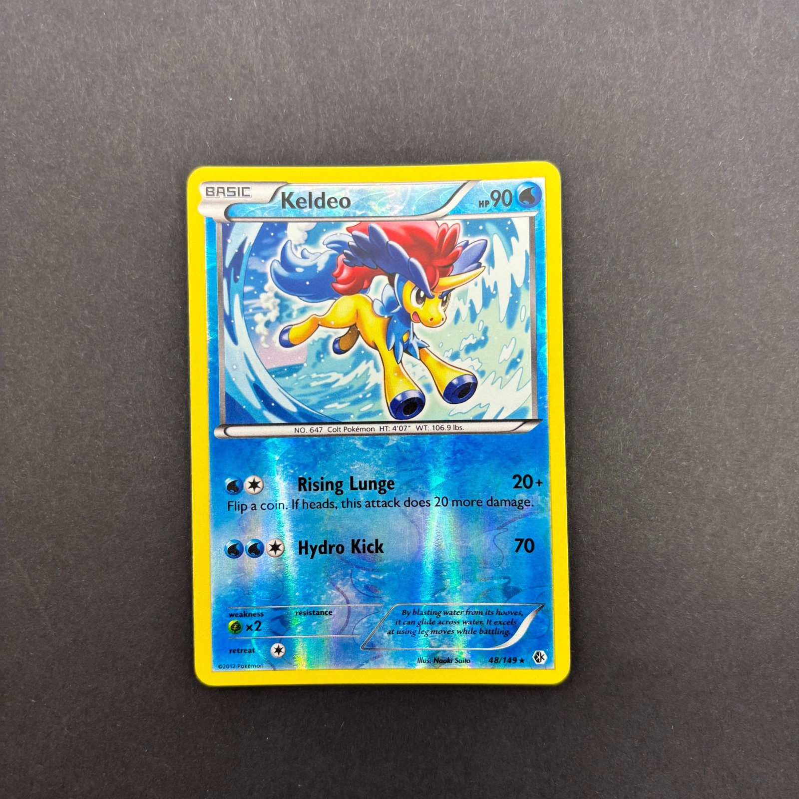 Keldeo 48/149 Boundaries Crossed Reverse Holo
