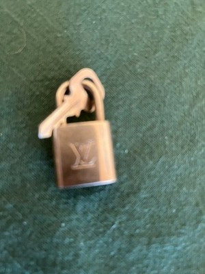 Authentic Louis Vuitton lock and key set #315 Gold Hardware