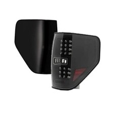 Brake Lamps Tail Lights Black Replacement for F150 2009-2014 Pickup