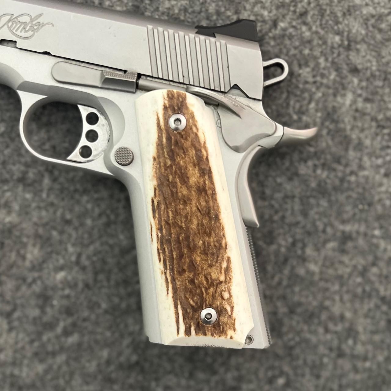 1911 Elk Custom Handmade Pistol Grip Fits Standard Government & Commander Models