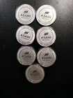 ASAHI 1 Oz. .999 Fine Silver Rounds 7 Rounds In Total