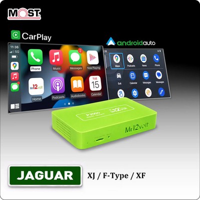 Mr12Volt Jaguar High End Audio MOST Bus CarPlay & AA Interface OEM mic support