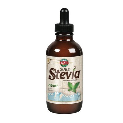 KAL Sure Stevia Extract Zero Calorie Sweetener, 4 Fl Oz (Pack of 1), No Color