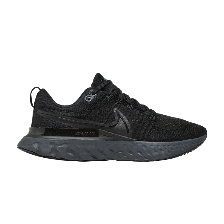 Nike React Infinity Run Flyknit 2 Triple Black for Sale