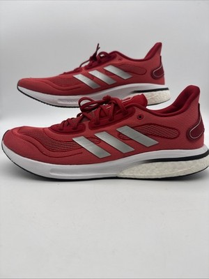 Adidas Supernova Men s Size 14 Sneakers Power Red Silver Metallic Boost