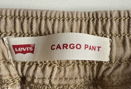 Levi’s Jungen Cargo Überzieher Kordelzüge elastische Taille khaki braun/hellbraun Größe 12 - Bild 3 von 11