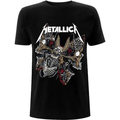 Metallica Skull Moth lizenziert T-Shirt Herren