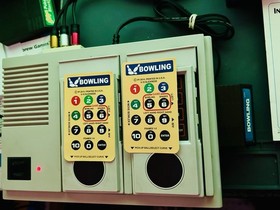 INTELLIVISION 4 GAME LOT BASEBALL/BOWLING /SKIING +2 OVERLAYS EACH +NHL HOCKEY!