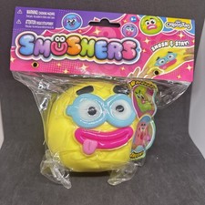 Orb Curiosities Smushers Smush Face Squishy - Yellow 100 Authentic Sealed