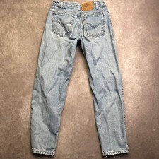 Vintage Levis 550 Orange Tab Relaxed Fit Tapered Leg Jeans Light Wash 31 x30