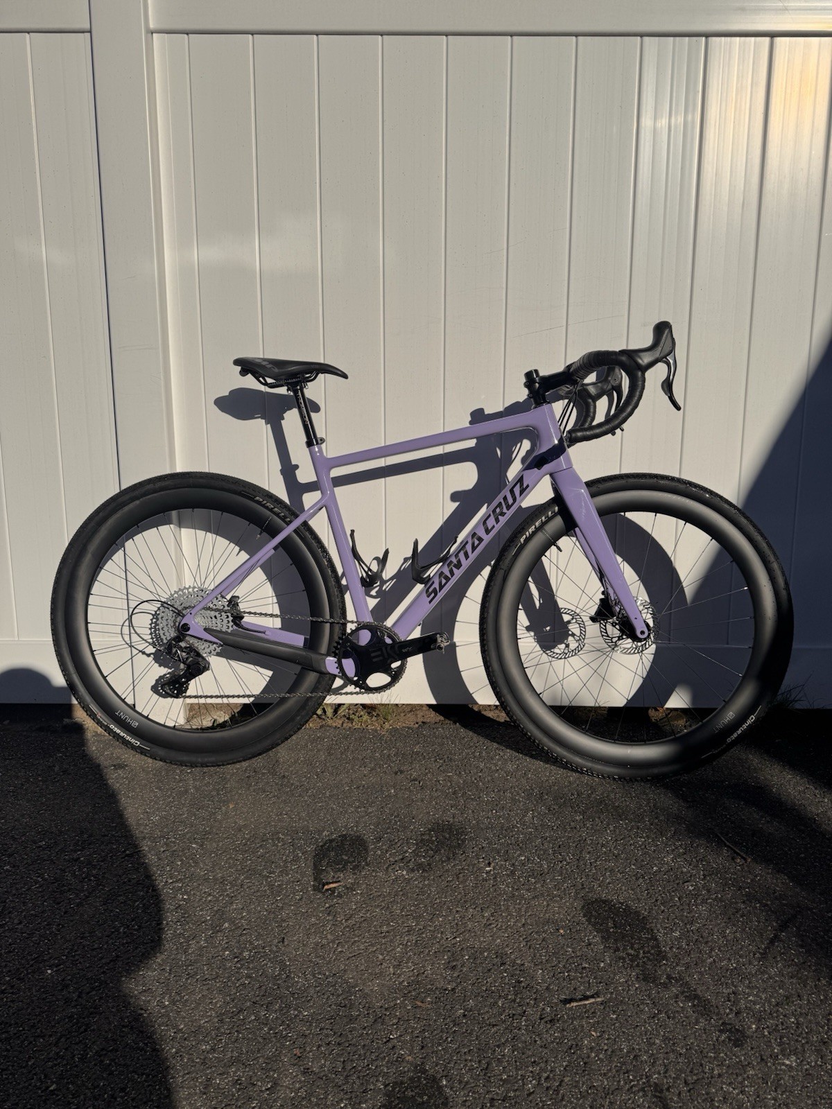 Santa Cruz Stigmata Size 54cm Medium Carbon Gravel Bike Lavender Color
