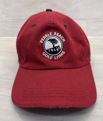 Ahead Pebble Beach Golf Links Red Hat Adjustable Special Edition Classic Cut