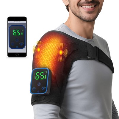 Elektrische Beheizte Schulterbandage Massagegerät Mit Vibration Schulterschmer