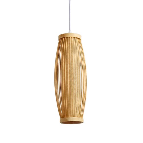 Bamboo Ceiling Lamp Woven Handmade Pendant Light for Bedroom Bar Restaurant - Picture 5 of 7