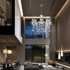 Modern Chandelier, 8-light Crystal Chandelier, Elegant Crystal Chandelier