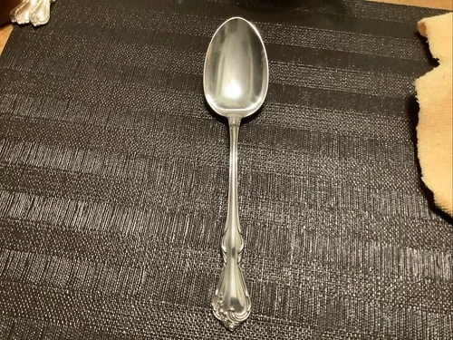 Flatware Rose Cascade by Reed & Barton Sterling Silver 1 Pc Large Spoon 8.5"