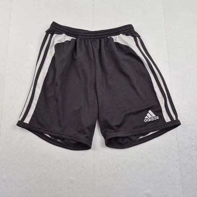 ADIDAS Shorts Medium Black Mens Embroidered Logo Sports Climalite - Image 1 of 4