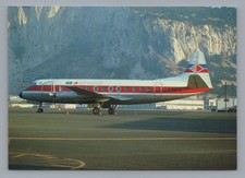 GB Airways Vickers Viscount G-BBVH Postcard Airline Aviation Aircraft Airplane