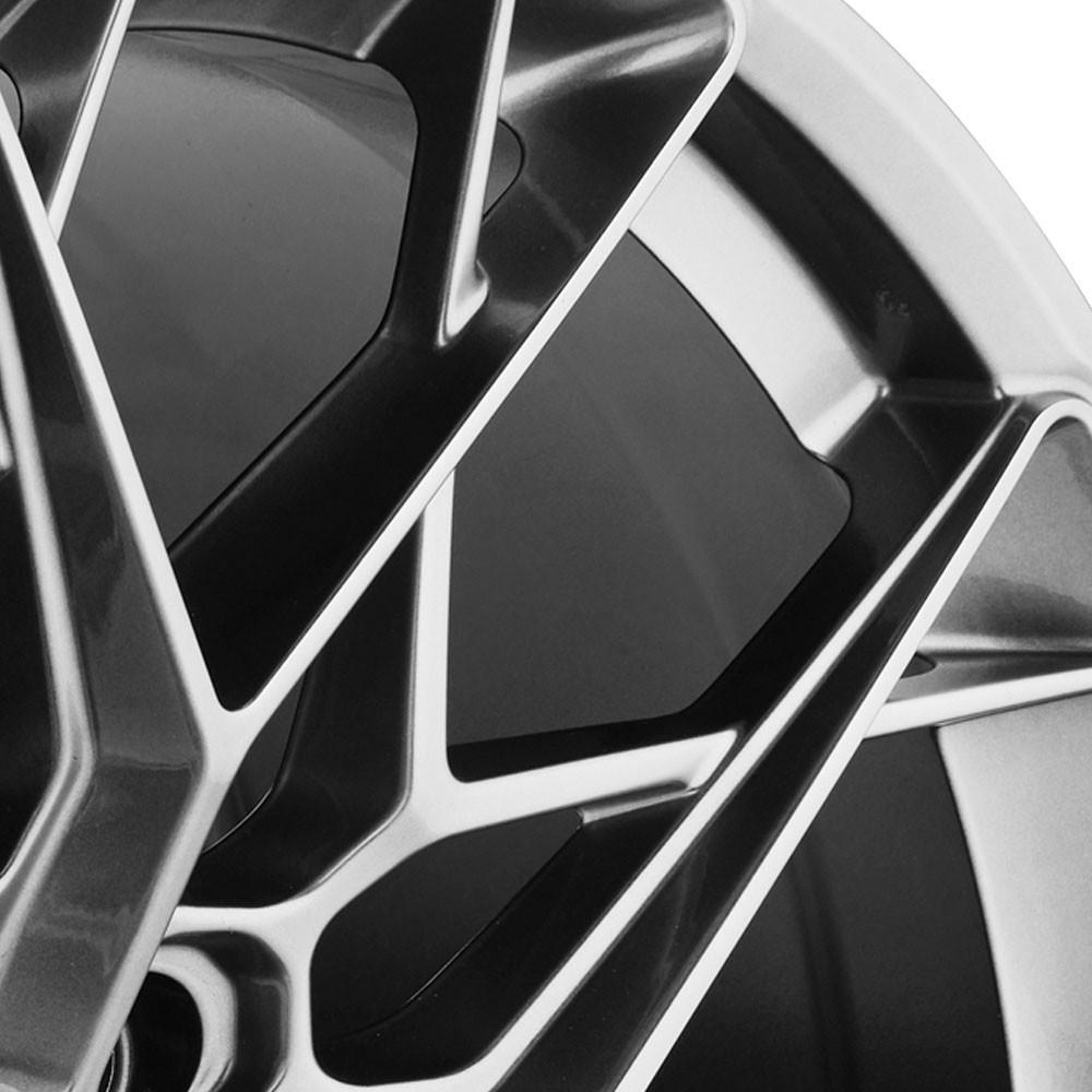 20" HRE FF10 Silver 20x9 20x10 Concave Wheels Rims Fits Maserati Quattroporte