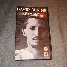 David Blaine: Showman VHS PAL Channel 4 2000 Documentary Magic Cert 15 English