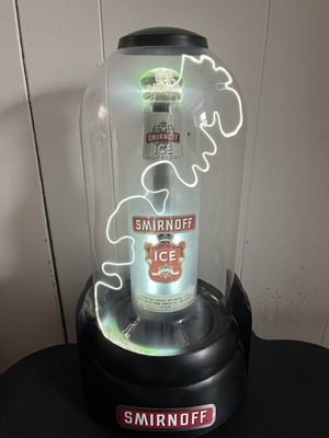 Smirnoff Ice Light-Up Bottle Electric Plasma Lamp Display for Man-Cave/Bar