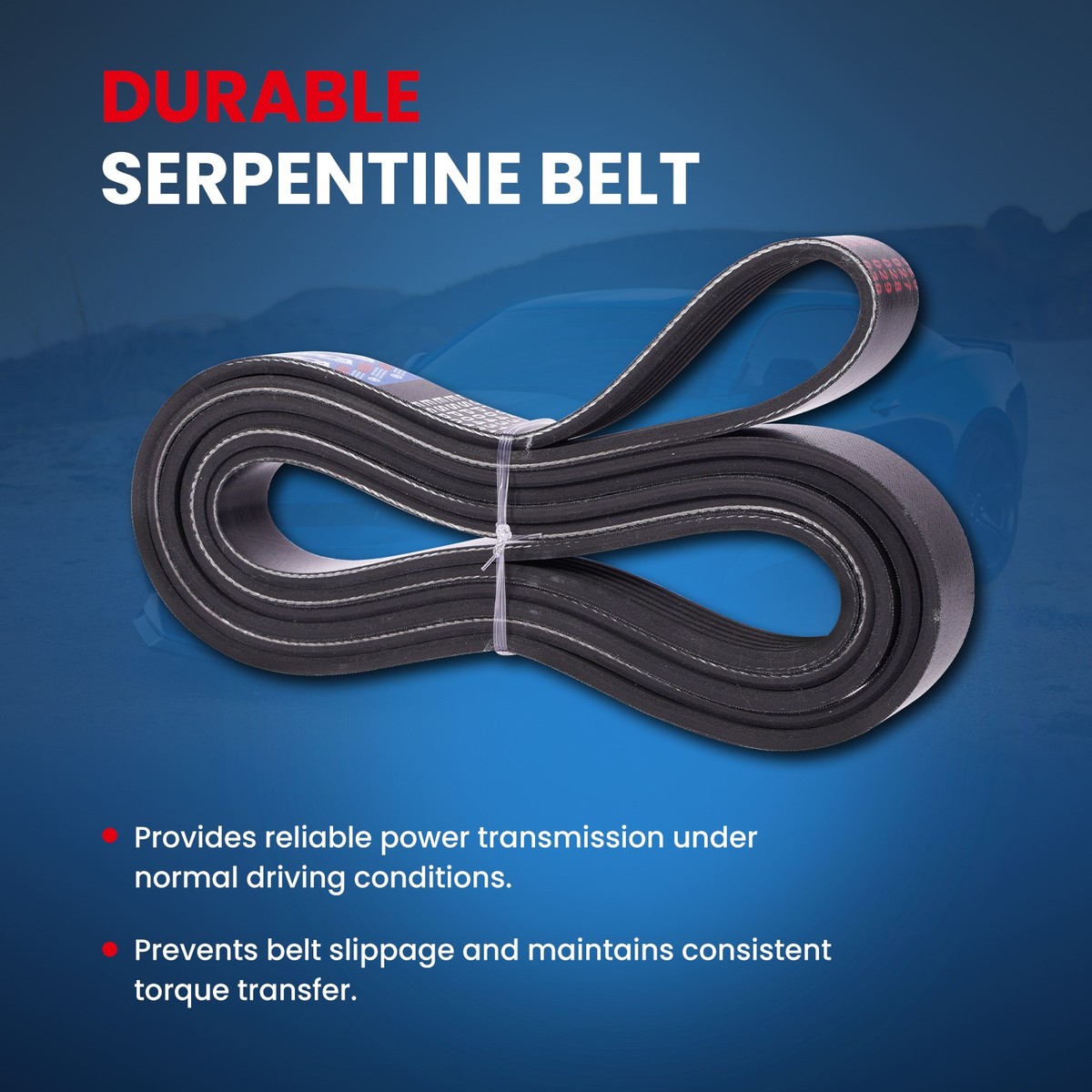Serpentine Belt for Audi A8 S6 S8 Ford E-350 F-250 F-350 F-450 F