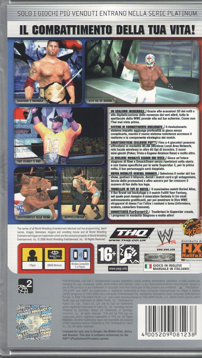 WWE SmackDown vs. Raw 2006 for Sony PSP™ | eBay