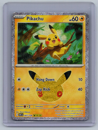 2026 30th Celebration Pikachu Holo #41/128