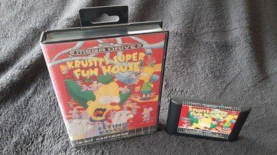SEGA MEGA DRIVE  Krusty´s Super Fun House OVP
