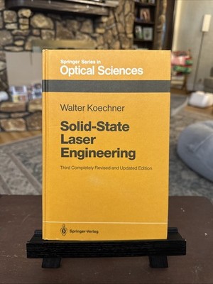 Solid State Solid-State Laser Engineering Springer Hardcover Book Koechner