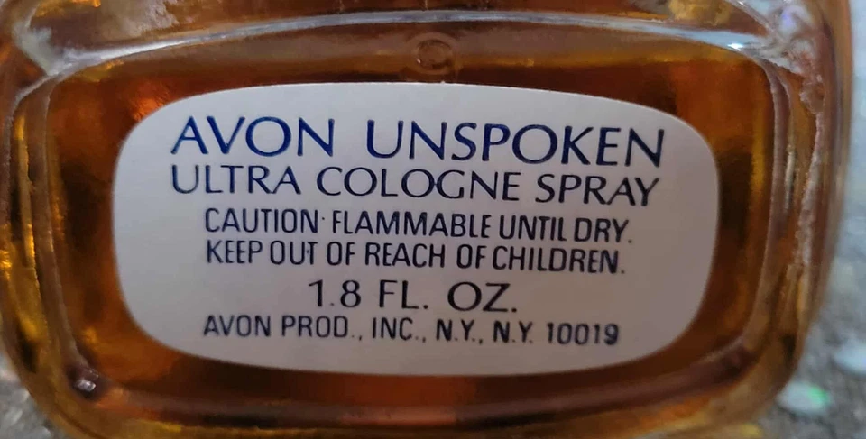 Avon UNSPOKEN Ultra Colonia Spray 1.8oz ~NUEVO EN CAJA ~ PRECIOSO VINTAGE ~ ENVÍO AL DÍA SIGUIENTE Foto 4 de 4