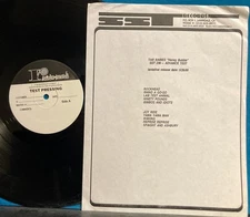 TAR BABIES HONEY BUBBLE~ORIG 1989 SST 236 TEST PRESSING LP w/LETTER HEAD INFO PG