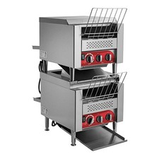 Double Stacked Commercial 10" Wide Conveyor Toaster with 3" Opening - 240V, 6600