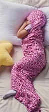 Hug Sleep Pod * Kids/Children Sleepsack * Leopard Pink * Sold Out * EUC