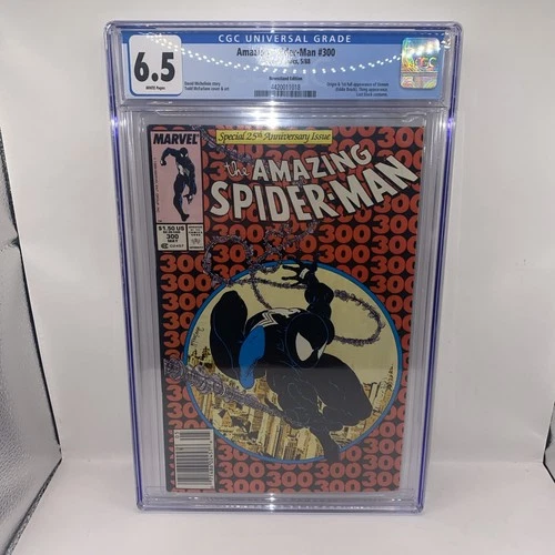 AMAZING SPIDER-MAN #300 CGC 6.5 NEWSSTAND - 1ST FULL VENOM - MCFARLANE- 1988