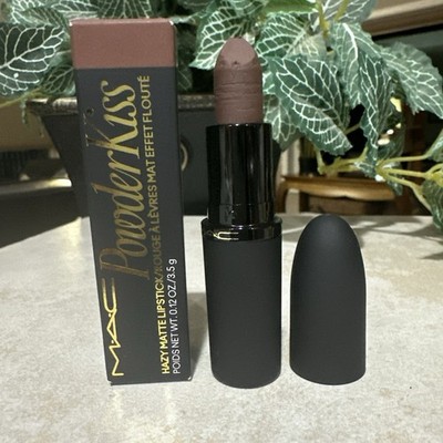 MAC PowderKiss Hazy Matte Lipstick ''Chestnut 900'' ~ Brand New In Box!