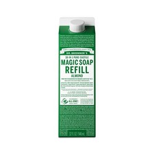Dr. Bronner's Magic Soap Pure-Castile Liquid Soap Refill - Made with Regenera...