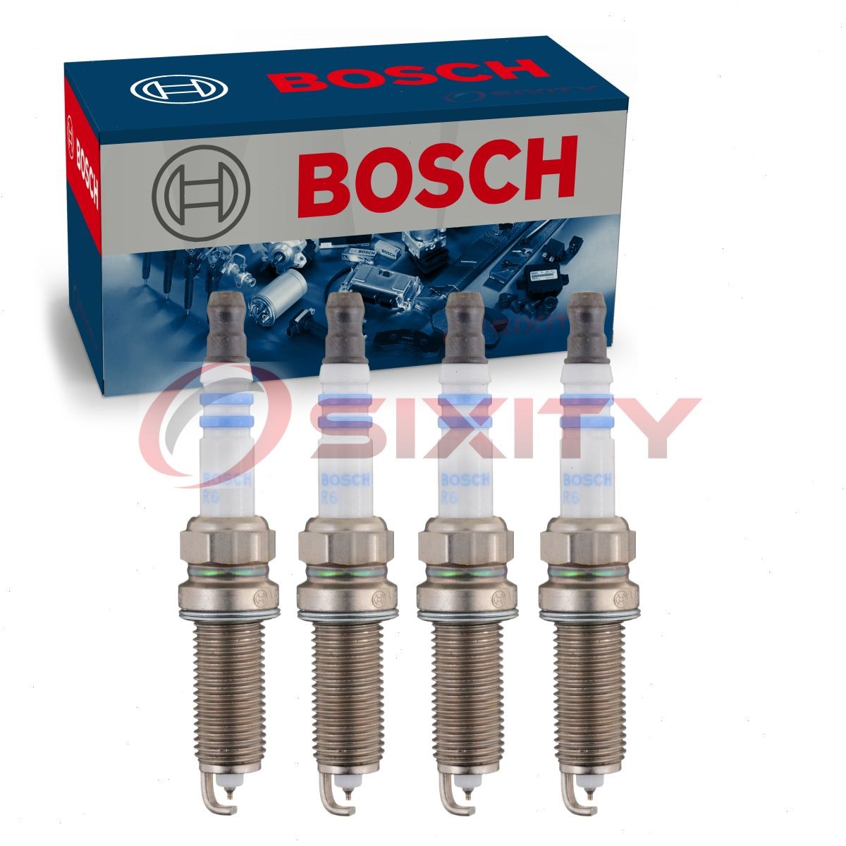 4 pc Bosch Double Iridium Spark Plugs for 2014-2019 Nissan Versa Note 1.6L pz