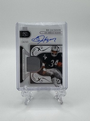 2025 National Treasures Bo Jackson 2 Color Patch Auto 14/49