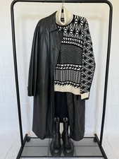 Mens Dsquared2 Heavy Knit Black and White Tur...